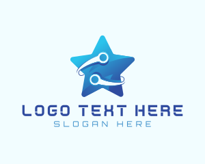Telecom - Digital Star Programmer logo design