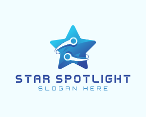 Digital Star Programmer logo design