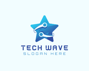 Electronic - Digital Star Programmer logo design