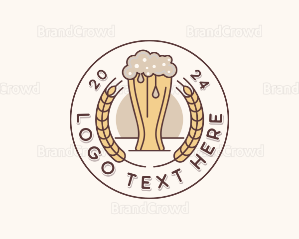 Beer Brewery Bar Logo