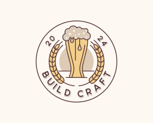 Beer Brewery Bar logo design