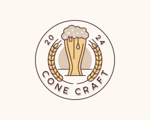 Beer Brewery Bar logo design