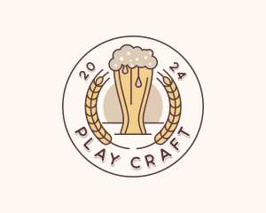 Beer Brewery Bar logo design