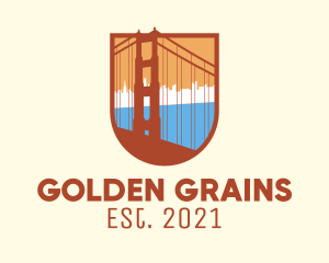 Golden Gate Bridge logo design