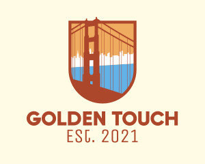 Golden Gate Bridge logo design