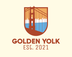 Golden Gate Bridge logo design