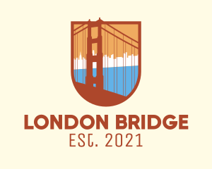 Golden Gate Bridge logo design