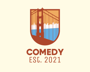 Ca - Golden Gate Bridge logo design