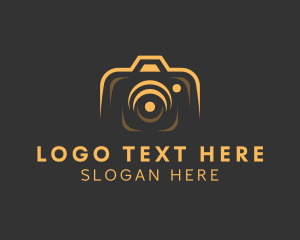 Video - Camera Lens Photo logo design