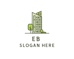 Apartment - Eco City Builder logo design