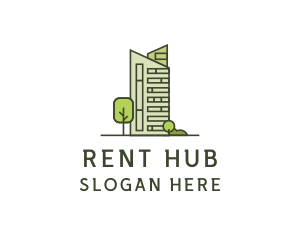 Rent - Eco City Builder logo design