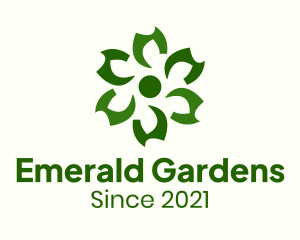 Green Botanical Garden logo design