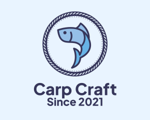 Carp - Pescatarian Fish Buffet logo design