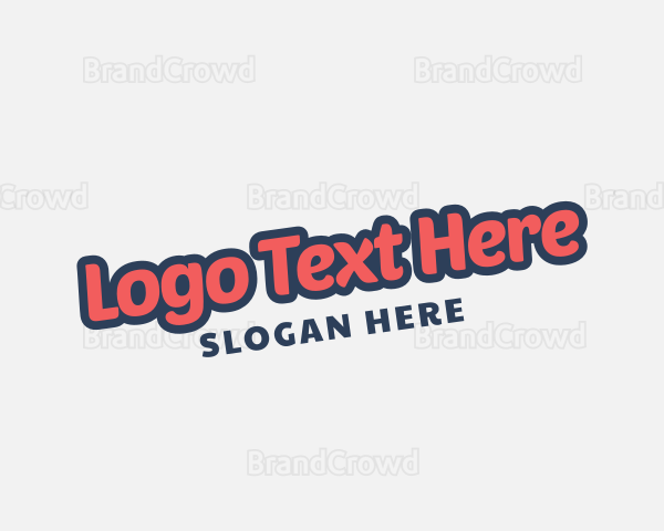 Funky Fun Wordmark Logo