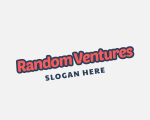 Random - Funky Fun Wordmark logo design