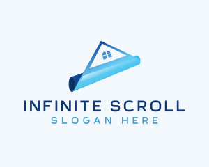 Scroll - Property Blueprint Realtor logo design