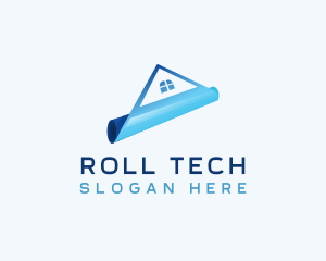 Roll - Property Blueprint Realtor logo design