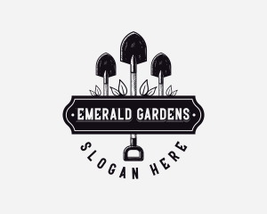 Shovel Lawn Landscaping logo design