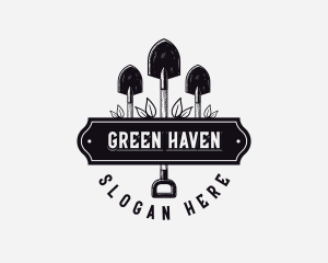 Shovel Lawn Landscaping logo design