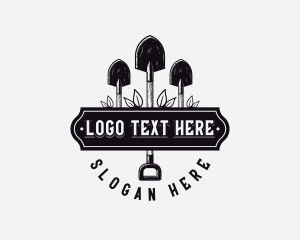 Shovel - Shovel Lawn Landscaping logo design