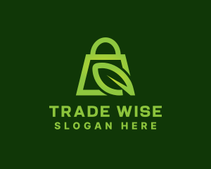 Merchant - Eco Shopping Bag logo design