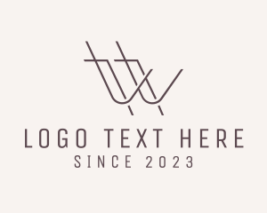 Carpentry - Modern Minimalist Letter W logo design