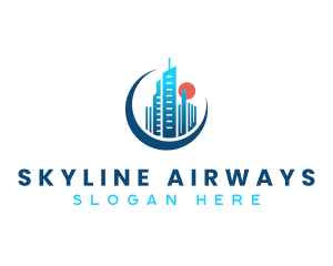 Realty Skyscraper Architecture logo design