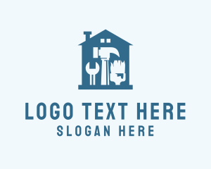 Home Supply - House Builder Tools logo design