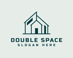Duplex - Village House Construction logo design