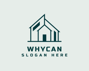 House Painting - Village House Construction logo design