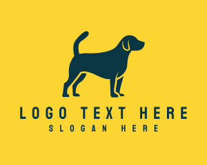 Malamute - Beagle Dog Hound logo design