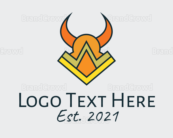 Medieval Viking Armor Logo