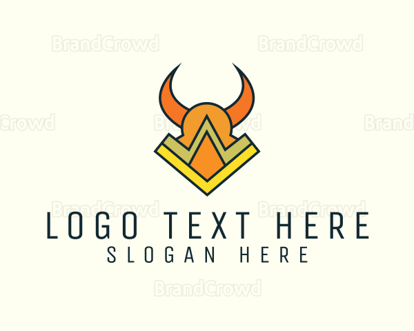 Medieval Viking Armor Logo