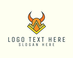 Medieval Viking Armor  logo design