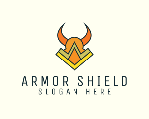 Medieval Viking Armor  logo design