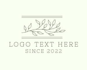 Garden - Elegant Leaf Plant logo design