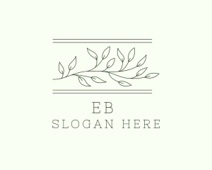 Elegant Leaf Plant Logo