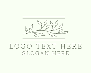 Elegant Leaf Plant Logo