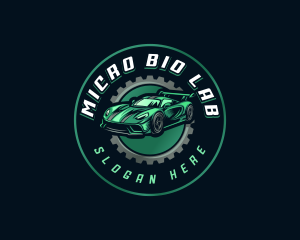 Gear Car Racing logo design