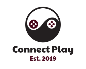 Multiplayer - Asian Yin Yang Gaming logo design