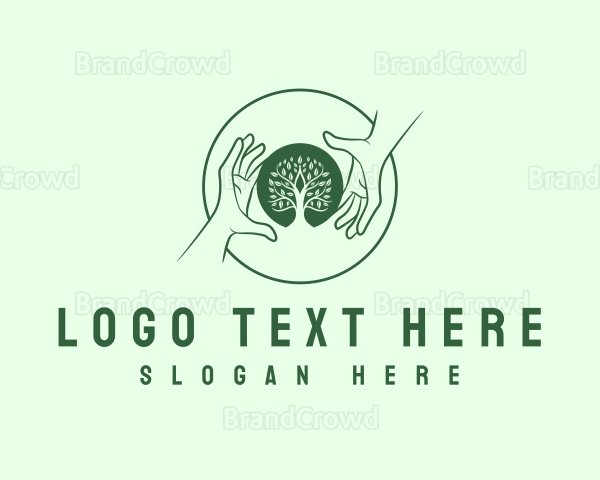 Hand Tree Eco Logo