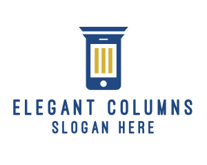 Column Phone App logo design