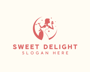 Pastry Cupcake Sweets logo design