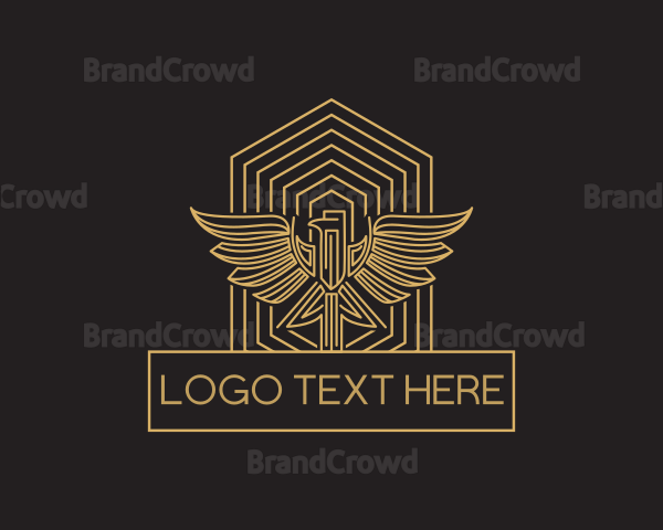 Luxury Bird Falcon Logo