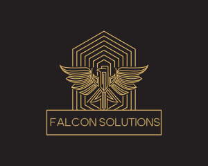 Falcon - Luxury Bird Falcon logo design