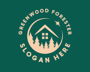 Residential Forest Home  logo design