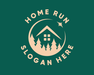 Residential Forest Home  logo design