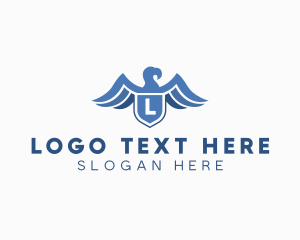 Letter - Eagle Academy Shield logo design