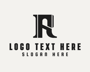 Metal Band - Generic Brand Letter R logo design