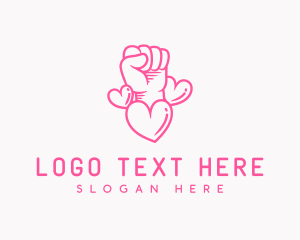 Movement - Heart Fist Organization logo design